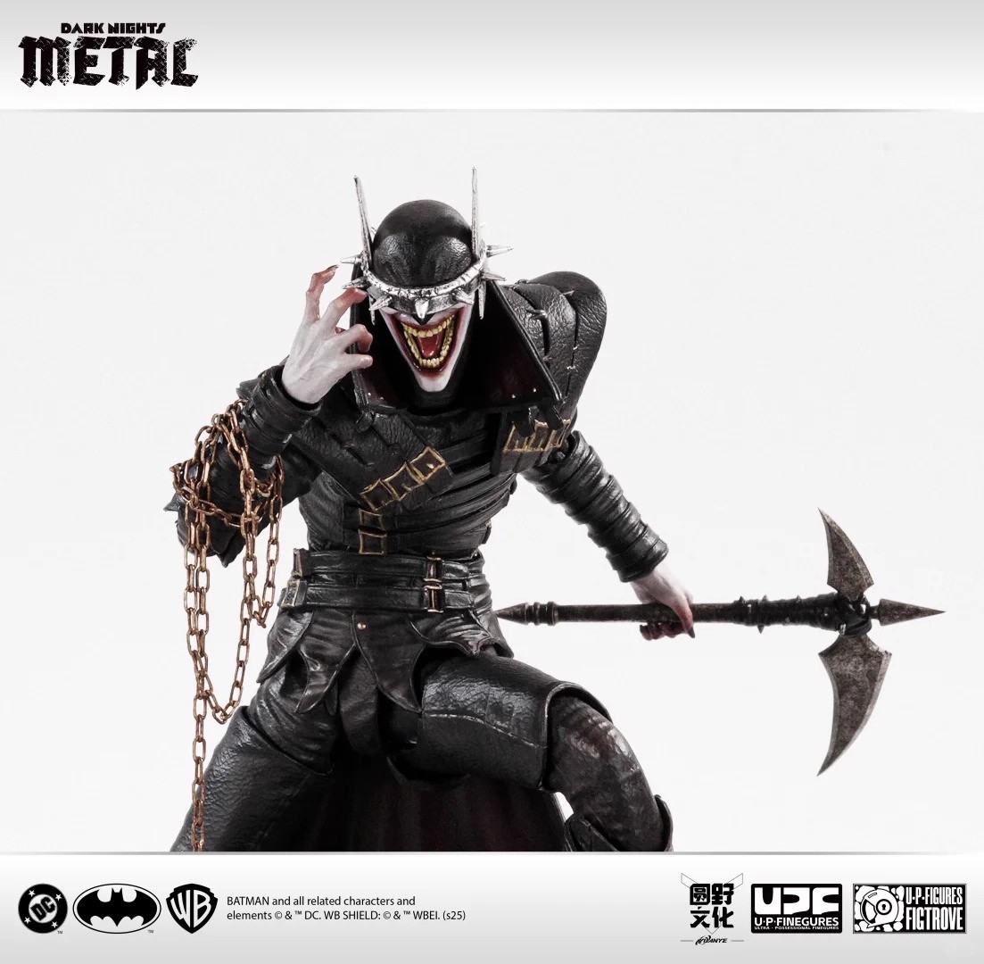 Ready! New LPZZ 1/12 Dark Knight Metal The Batman Who Laughs Action Figure