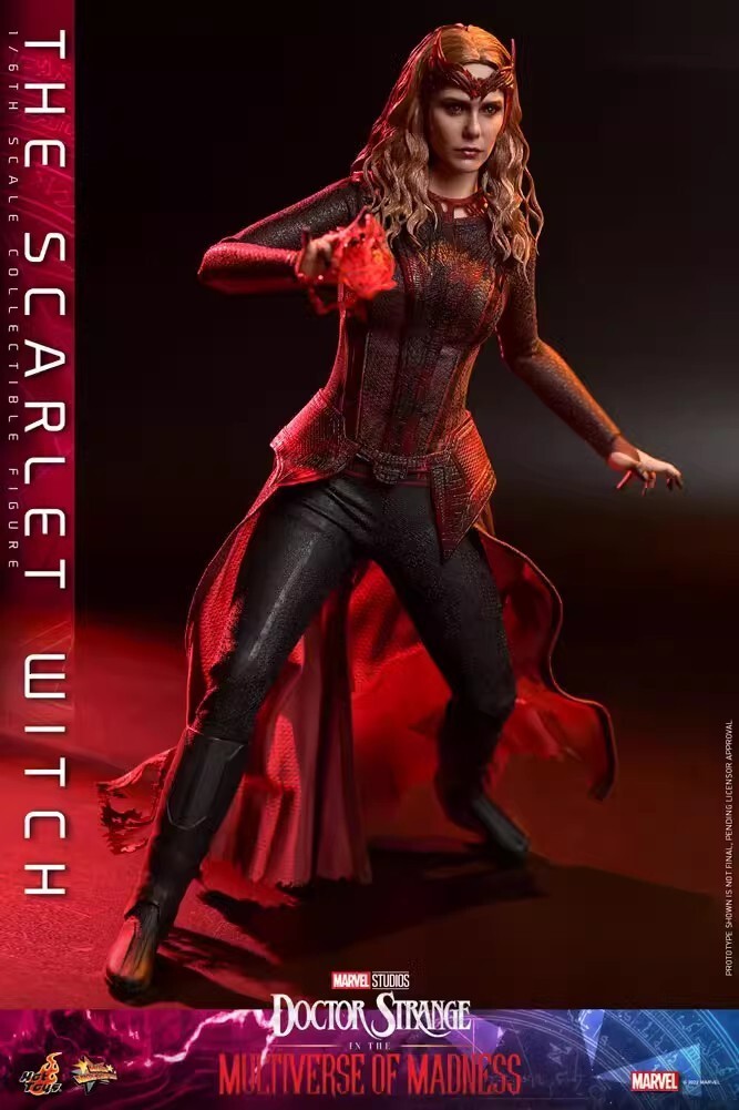 Ready! Hot Toys MMS652 The Multiverse of Madness 1/6 The Scarlet Witch Figure