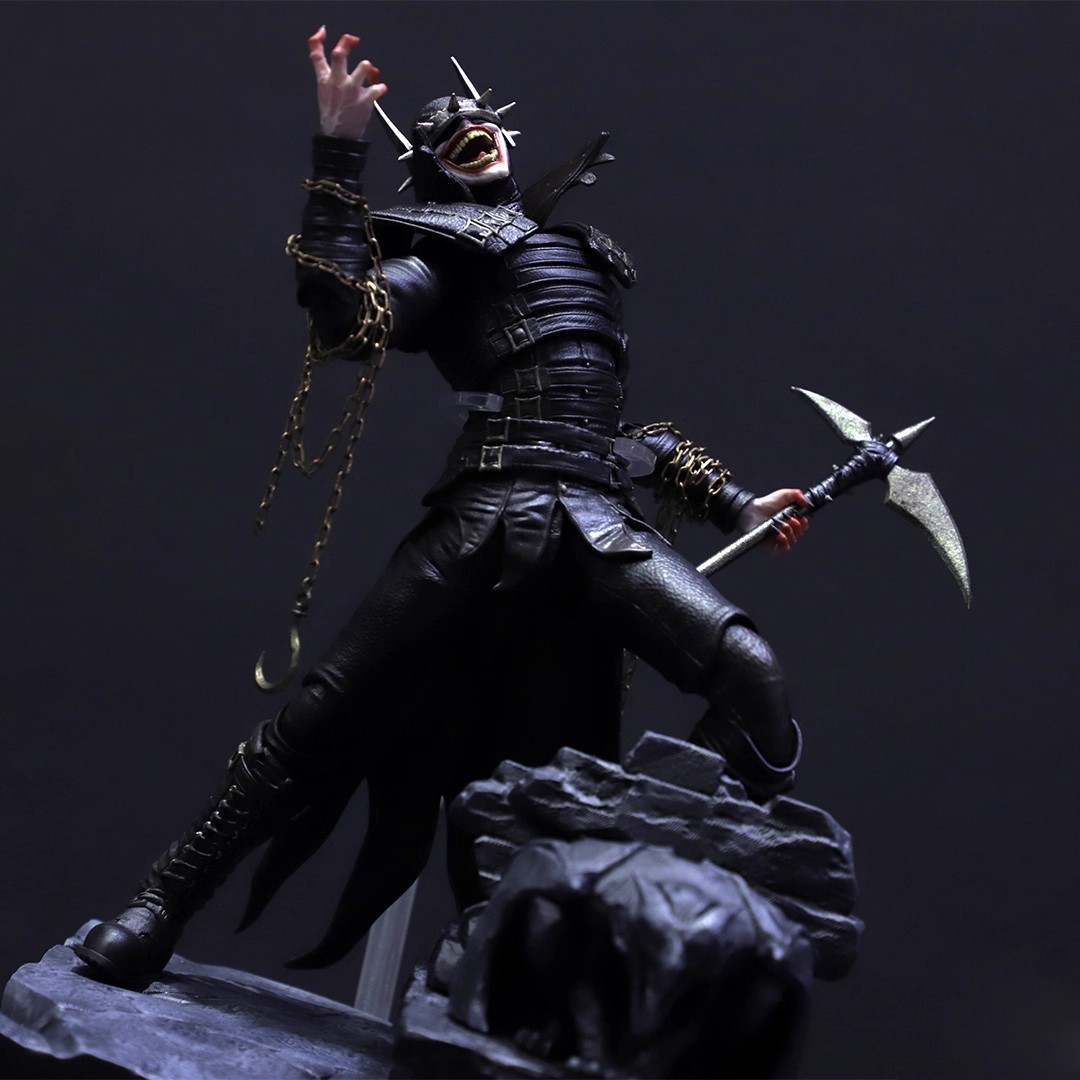 Ready! New LPZZ 1/12 Dark Knight Metal The Batman Who Laughs Action Figure