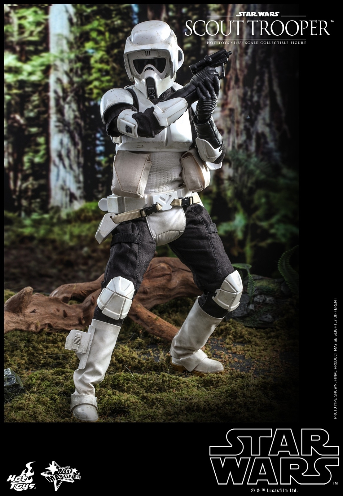 New Hot Toys MMS611 STAR WARS: RETURN OF THE JEDI 1/6 SCOUT TROOPER Figure