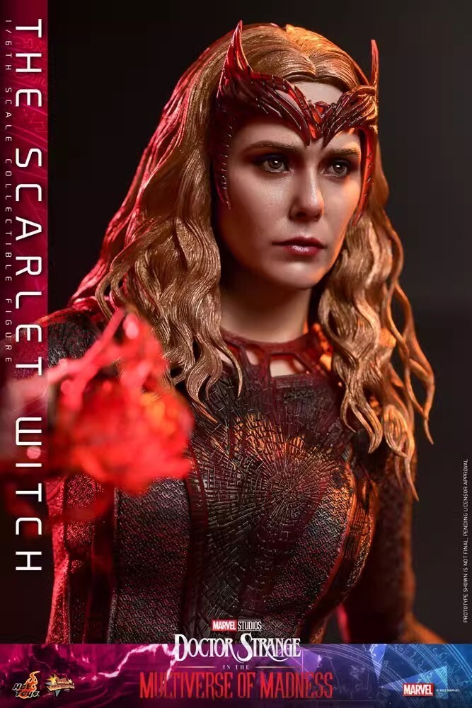 Ready! Hot Toys MMS652 The Multiverse of Madness 1/6 The Scarlet Witch Figure