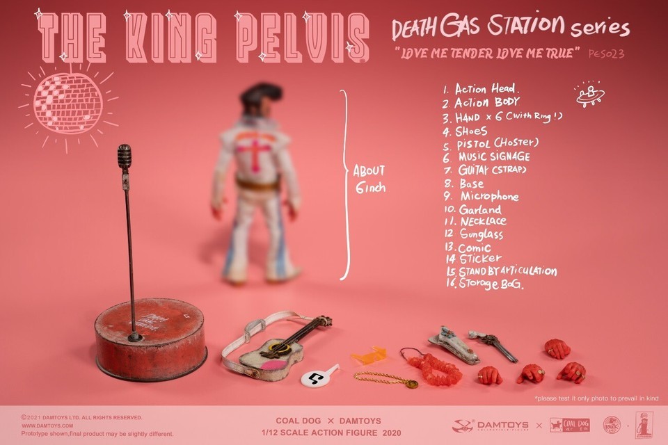 DAMTOYS x COALDOG Coal PES023 1/12 THE KING PELVIS Death Gas Station 6" Figure