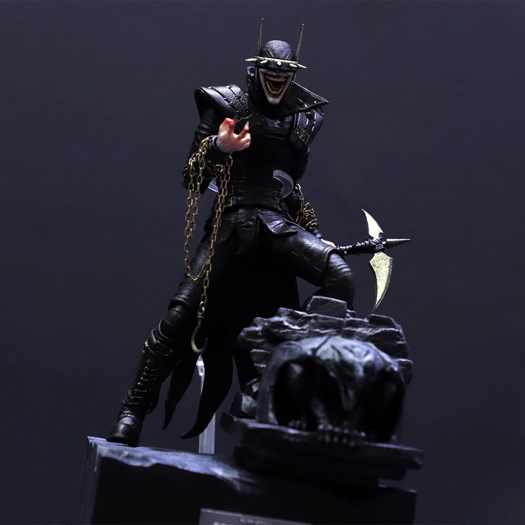 Ready! New LPZZ 1/12 Dark Knight Metal The Batman Who Laughs Action Figure