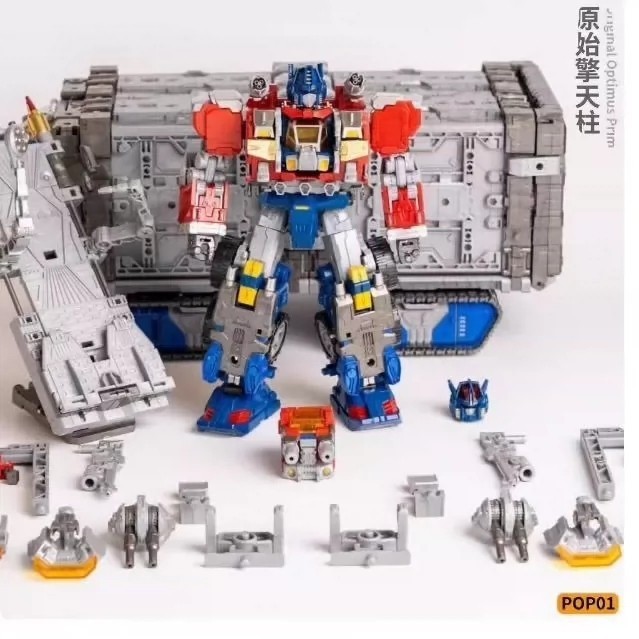 Ready! New 4th Party Diaclone-POP01 OP Prime Action Figure Transforms Toy