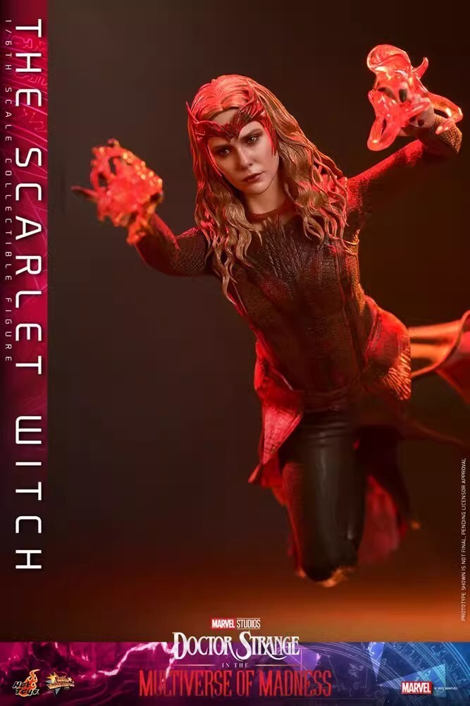 Ready! Hot Toys MMS652 The Multiverse of Madness 1/6 The Scarlet Witch Figure