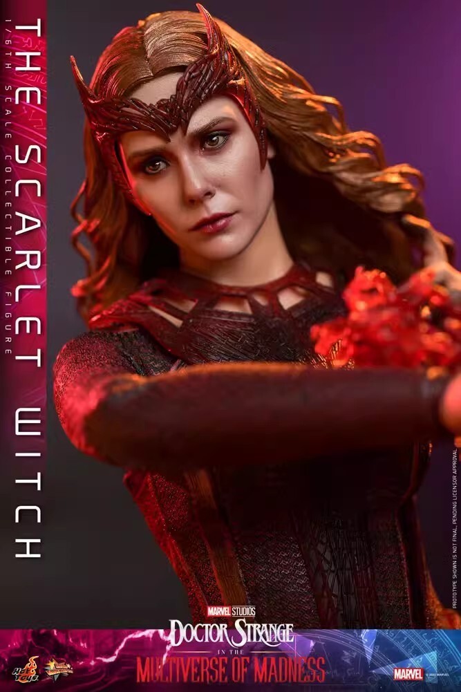 Ready! Hot Toys MMS652 The Multiverse of Madness 1/6 The Scarlet Witch Figure