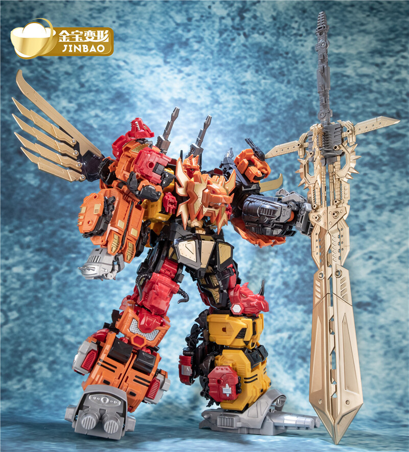 Jinbao Predaking Oversized Set Of 5 New Version MMC Feral Rex With Original Box