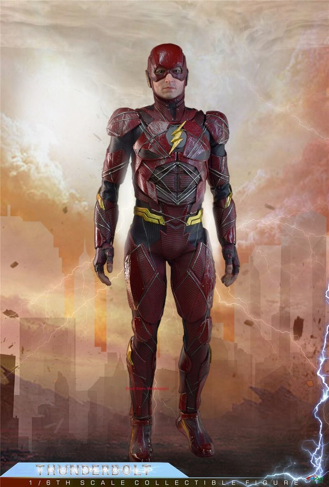 Ready! BY-ART BY-020 1/6 The Flash THUNDERBOLT Action Figure Collection