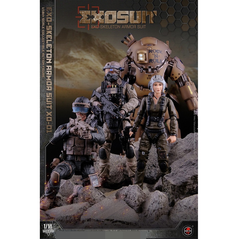 SoldierStory SSE001 1/18 EXO-Skeleton Armor Suit XO-01 Action Figure In Stock