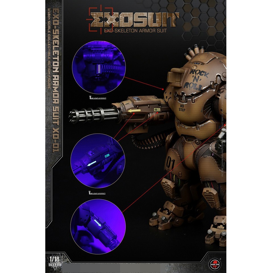 SoldierStory SSE001 1/18 EXO-Skeleton Armor Suit XO-01 Action Figure In Stock