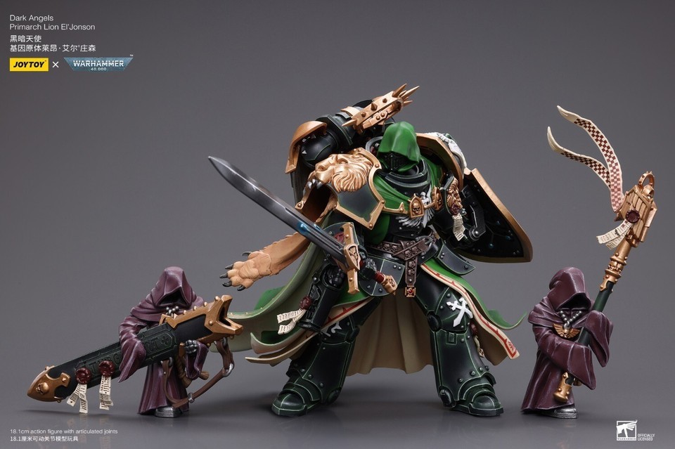 JOYTOY x Warhammer 40k Dark Angels Primarch Lion EL' JONSON 1/18 7" FIGURE