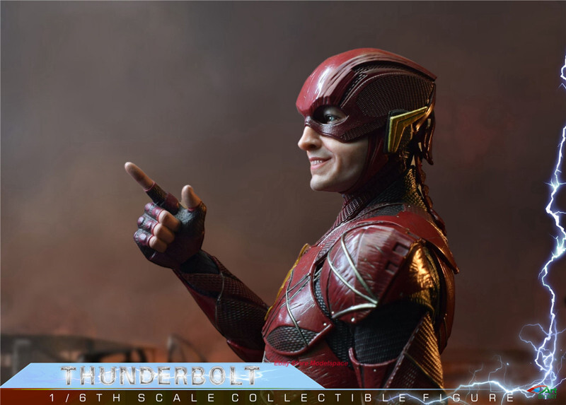 Ready! BY-ART BY-020 1/6 The Flash THUNDERBOLT Action Figure Collection