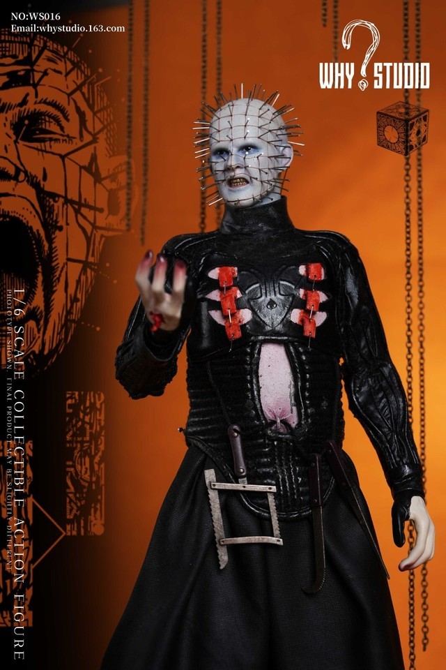 In Stock New WHY STUDIO WS016 1/6 Hellraiser 12" Collectible Action Figure Model