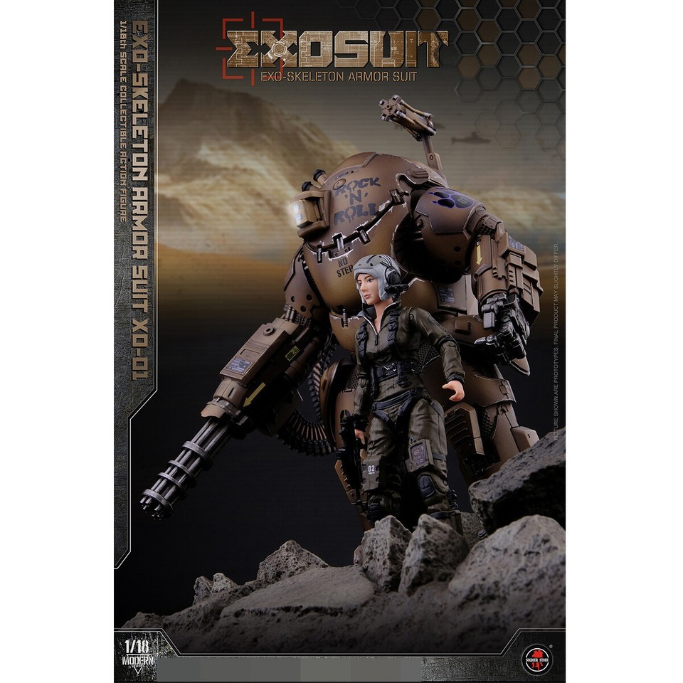 SoldierStory SSE001 1/18 EXO-Skeleton Armor Suit XO-01 Action Figure In Stock