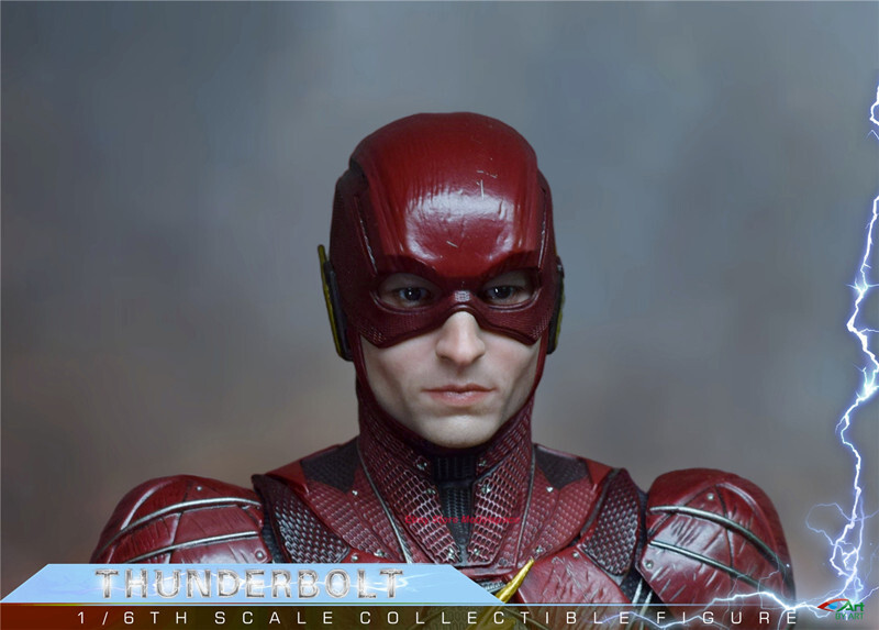 Ready! BY-ART BY-020 1/6 The Flash THUNDERBOLT Action Figure Collection
