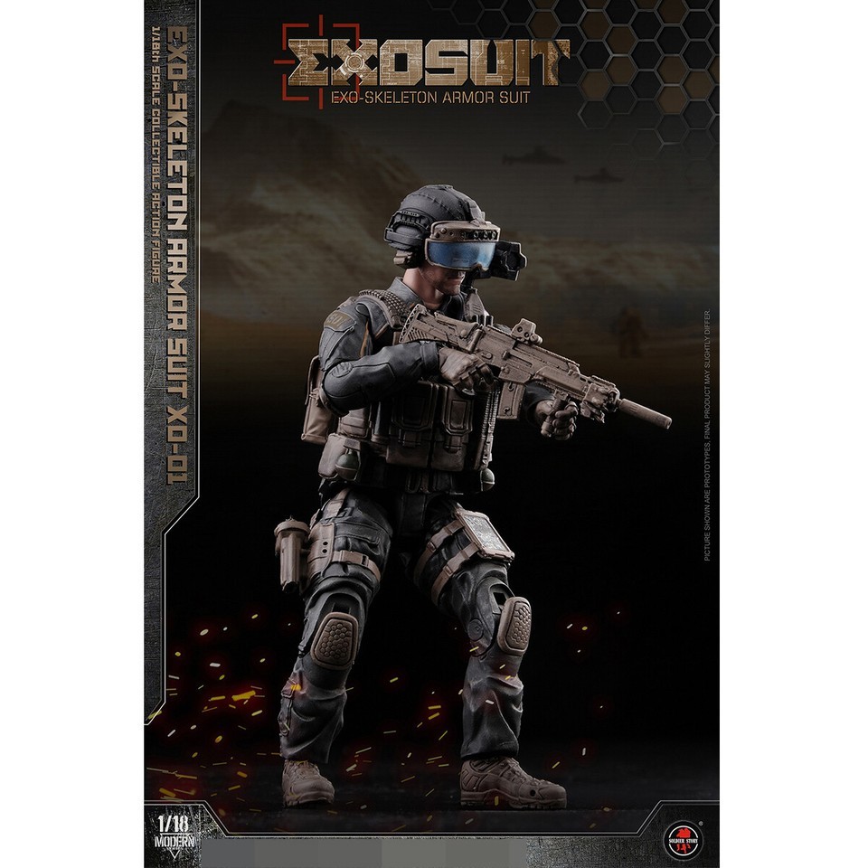SoldierStory SSE001 1/18 EXO-Skeleton Armor Suit XO-01 Action Figure In Stock
