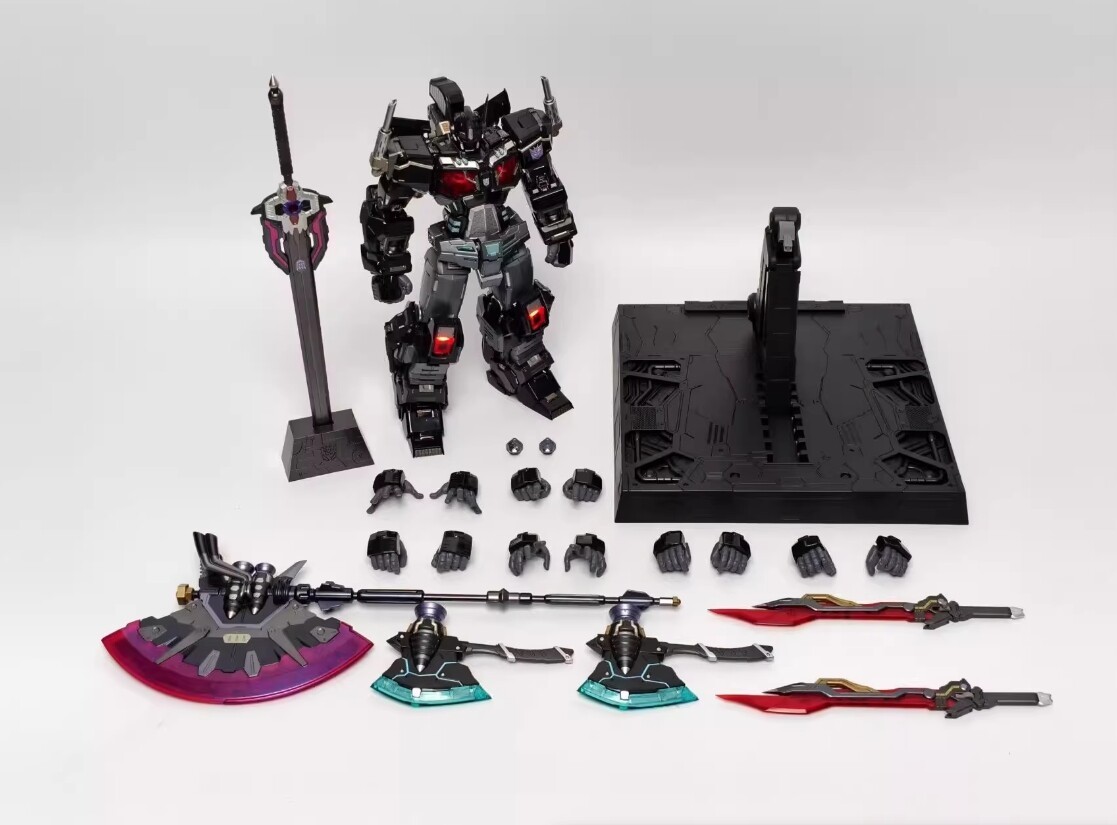 New Metal Club MuscleBear Nemesis Prime Black OP Action Figure Model In Stock