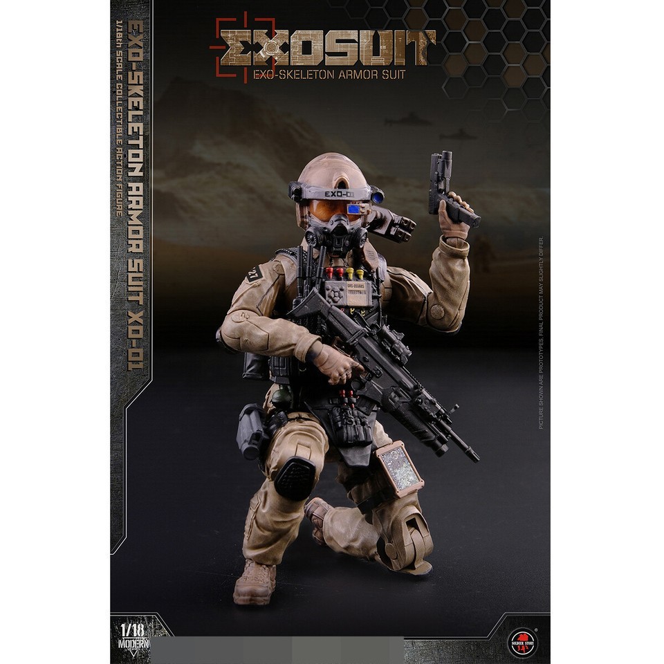 SoldierStory SSE001 1/18 EXO-Skeleton Armor Suit XO-01 Action Figure In Stock