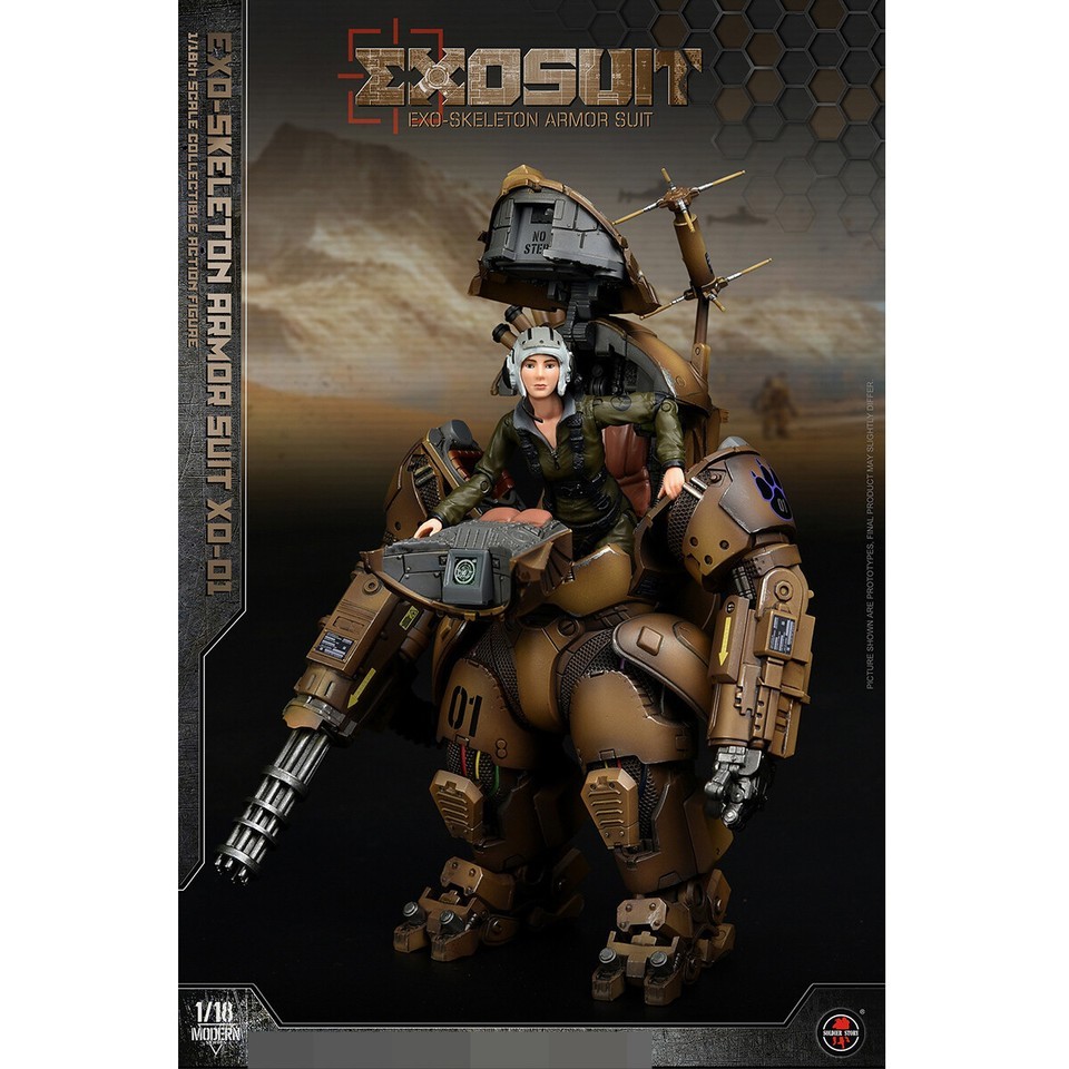 SoldierStory SSE001 1/18 EXO-Skeleton Armor Suit XO-01 Action Figure In Stock