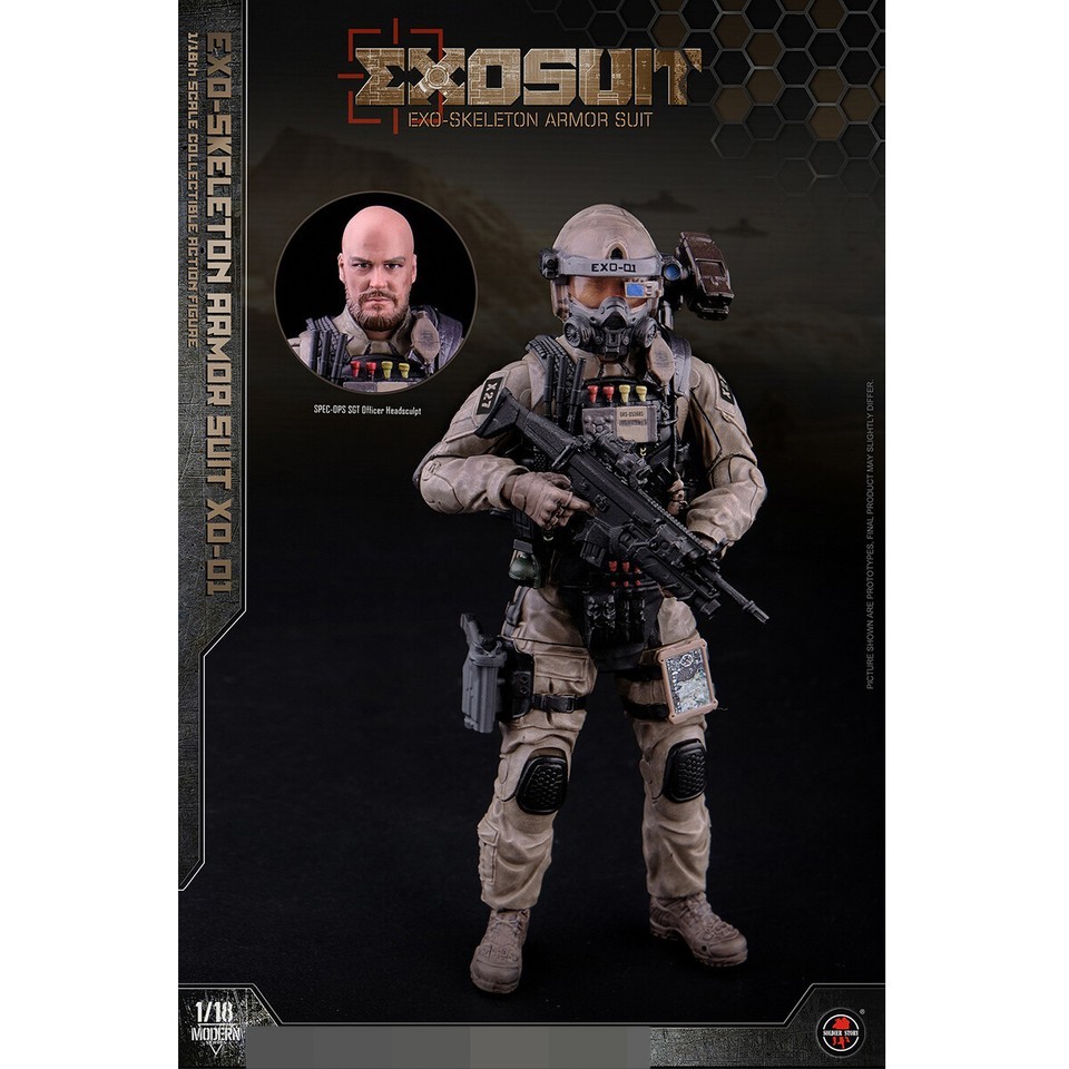 SoldierStory SSE001 1/18 EXO-Skeleton Armor Suit XO-01 Action Figure In Stock