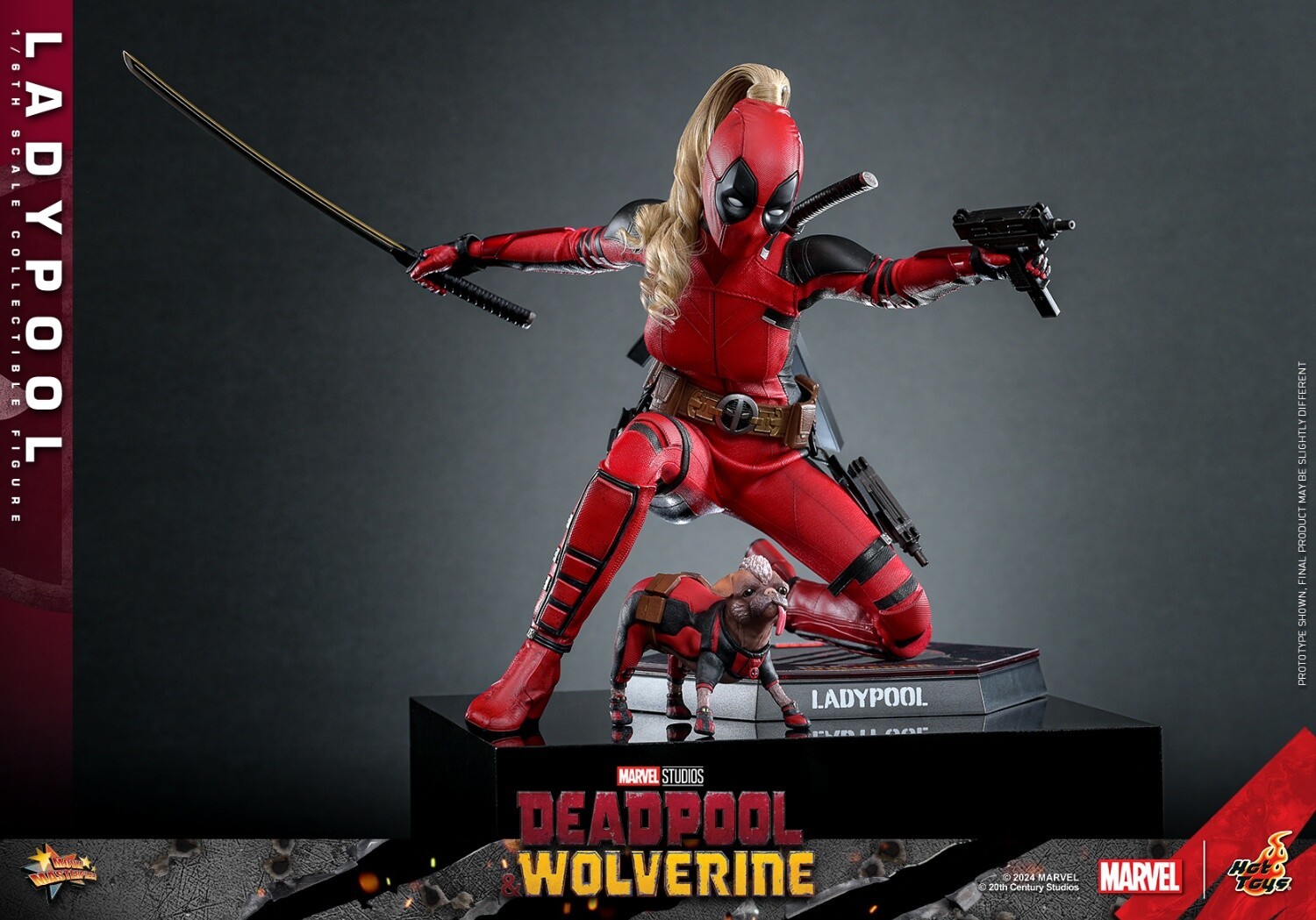 Ready! New Hot Toys MMS747 Deadpool &amp; Wolverine 1/6 Ladypool Action Figure Model