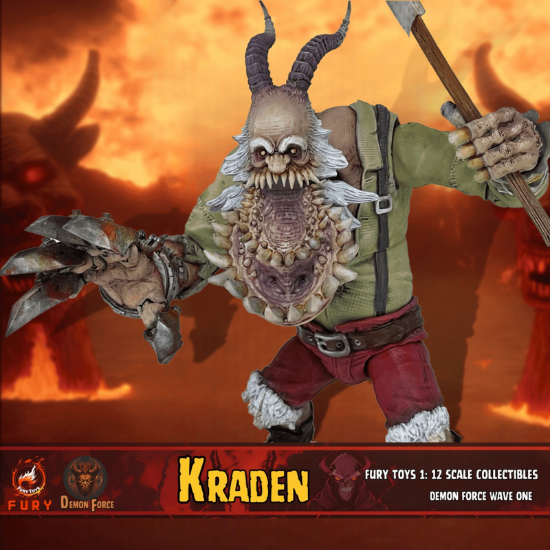 Fury Toys Demon Force FDF001 Kraden 1/12 Scale Action Figure Gift In Stock