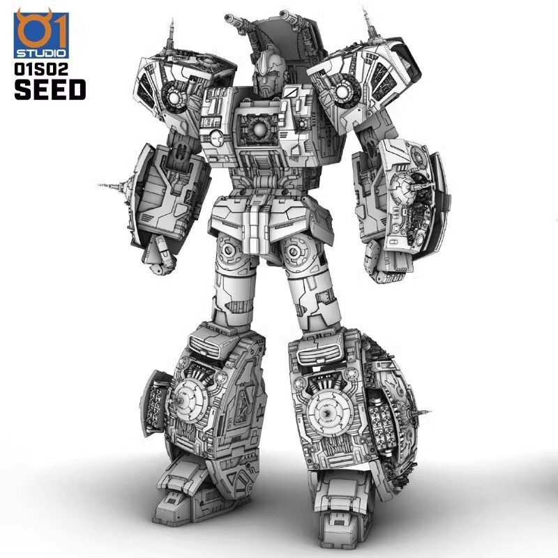 Ready! New 01-Studio Primus the Creator Seed Action Figure Transformable Toy