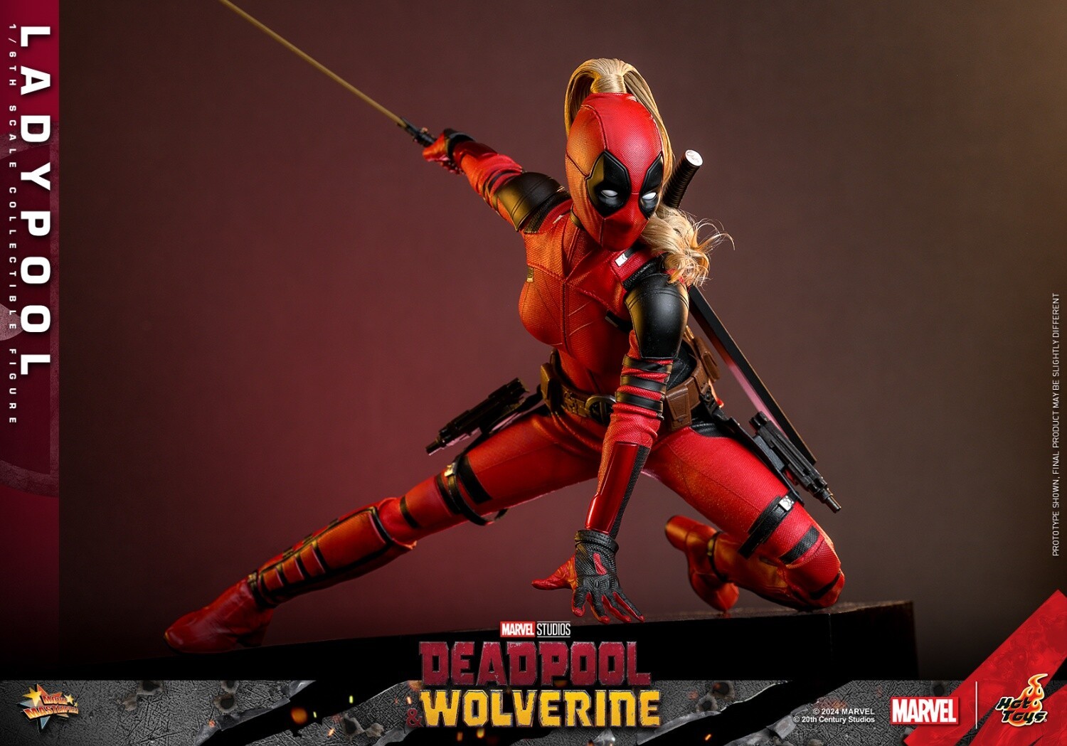 Ready! New Hot Toys MMS747 Deadpool &amp; Wolverine 1/6 Ladypool Action Figure Model