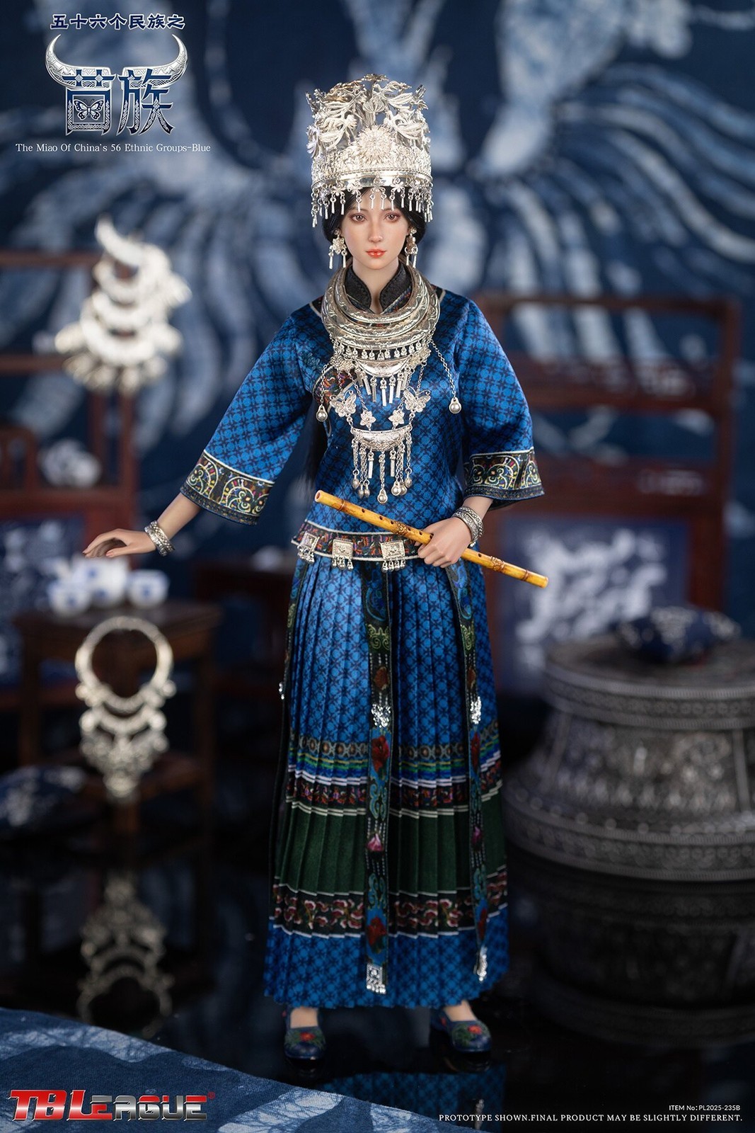 In Stock New TBLeague PL2025-235 Miao Ethnic Group Nationality 1/6 Figure