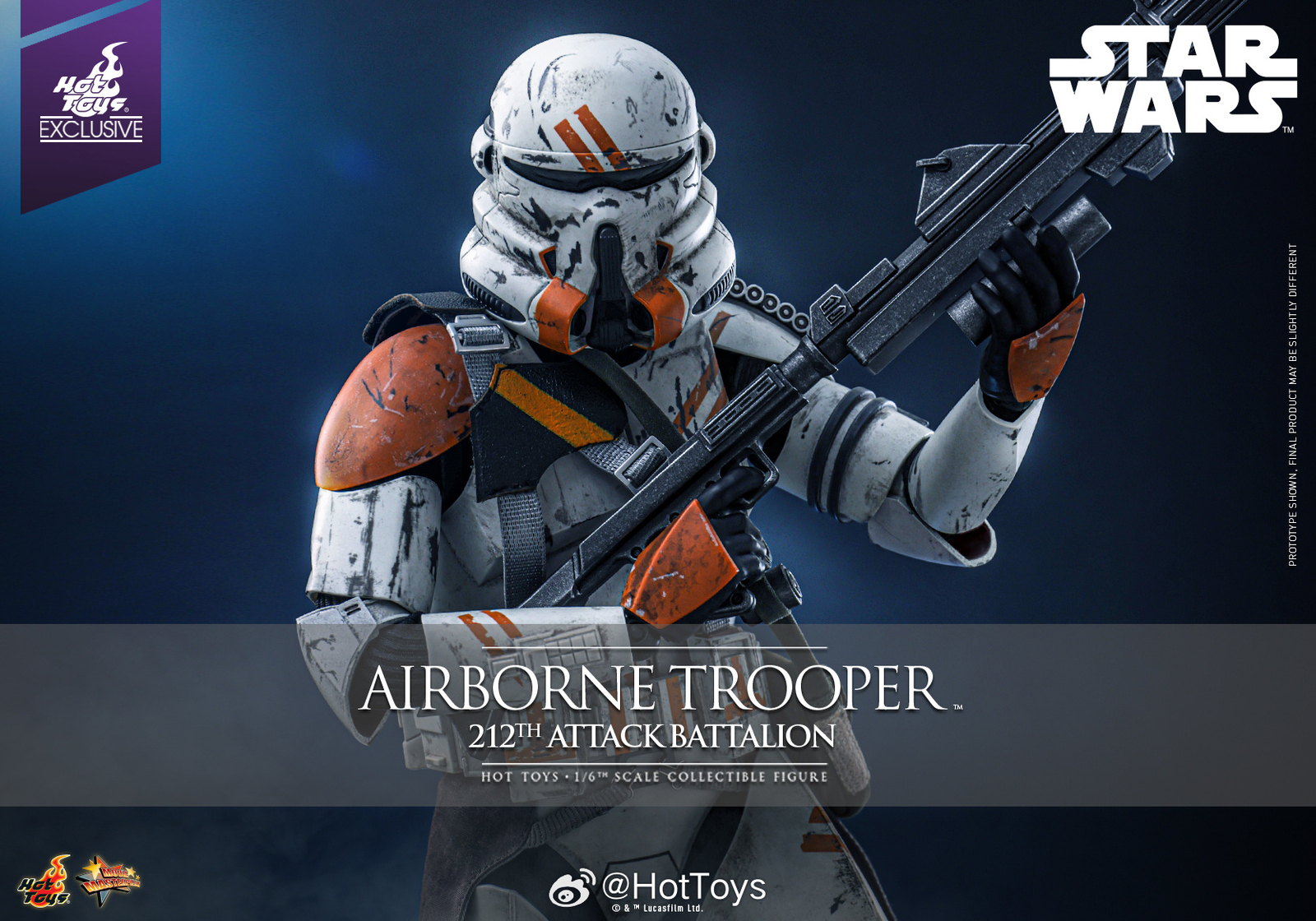 Ready! New Hot Toys MMS794 Star Wars AIRBORNE TROOPER 212th ATTACK BATTALION