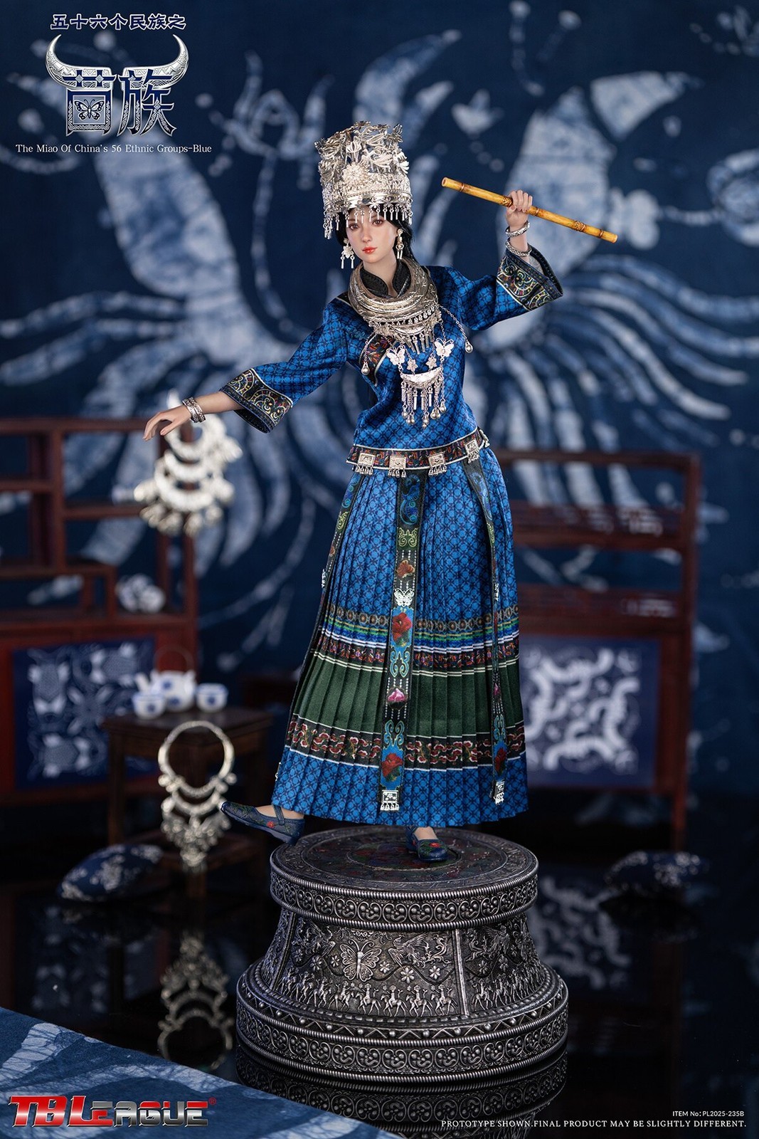 In Stock New TBLeague PL2025-235 Miao Ethnic Group Nationality 1/6 Figure