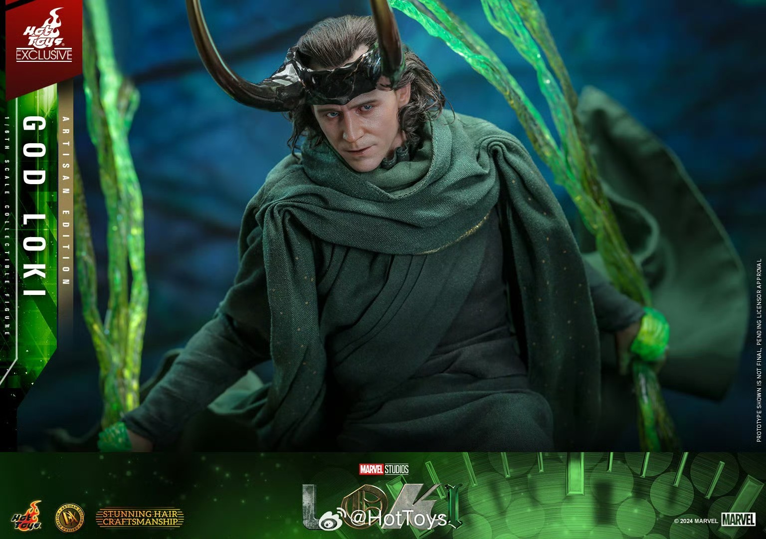 Ready! New Hot Toys DX41AE Loki - God Loki Artisan Edition 1/6 Action Figure
