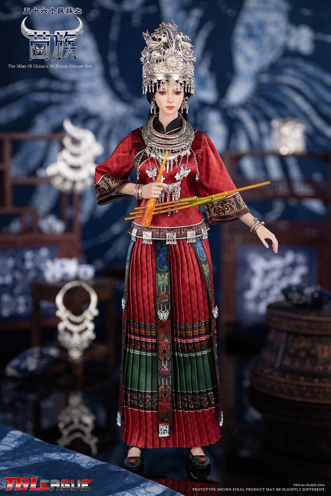 In Stock New TBLeague PL2025-235 Miao Ethnic Group Nationality 1/6 Figure