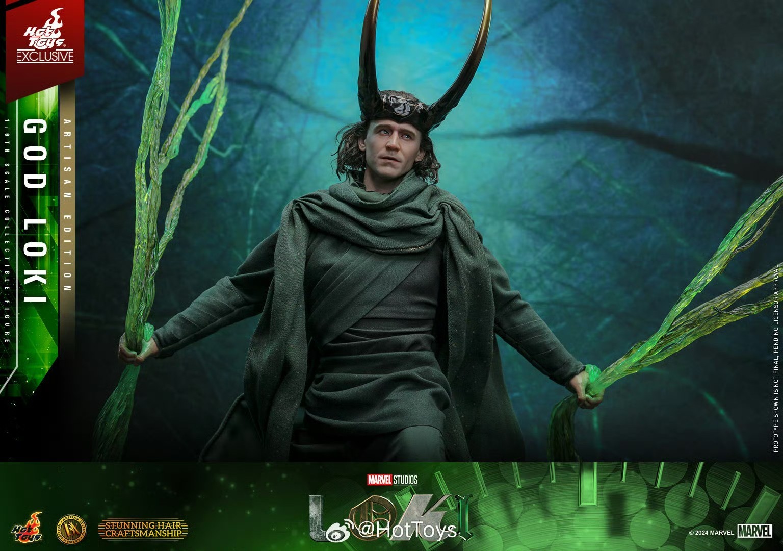 Ready! New Hot Toys DX41AE Loki - God Loki Artisan Edition 1/6 Action Figure