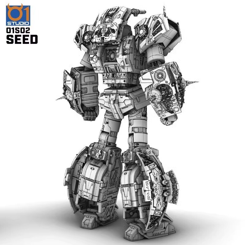 Ready! New 01-Studio Primus the Creator Seed Action Figure Transformable Toy