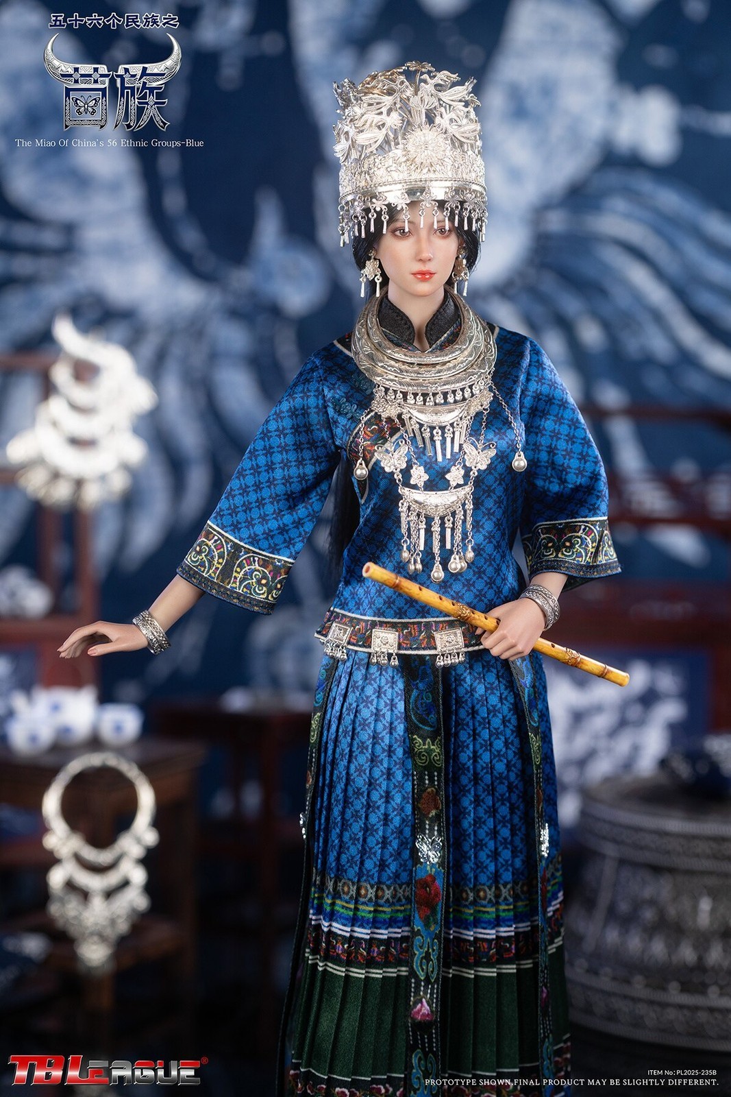 In Stock New TBLeague PL2025-235 Miao Ethnic Group Nationality 1/6 Figure