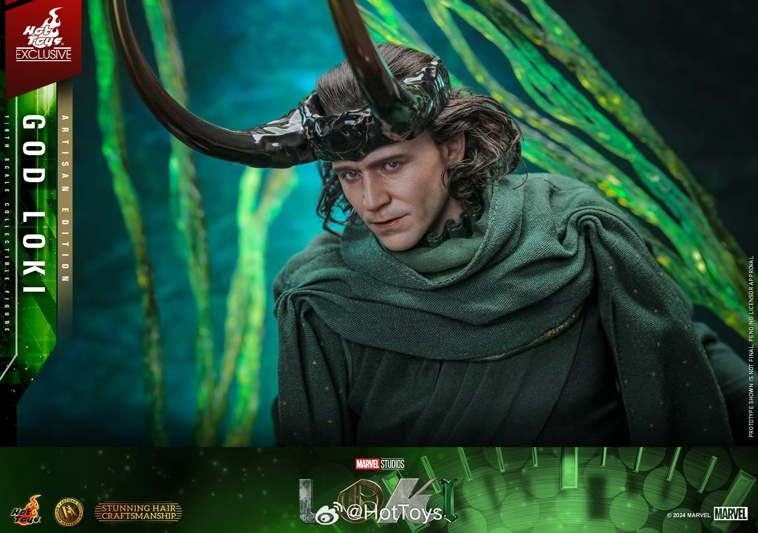Ready! New Hot Toys DX41AE Loki - God Loki Artisan Edition 1/6 Action Figure