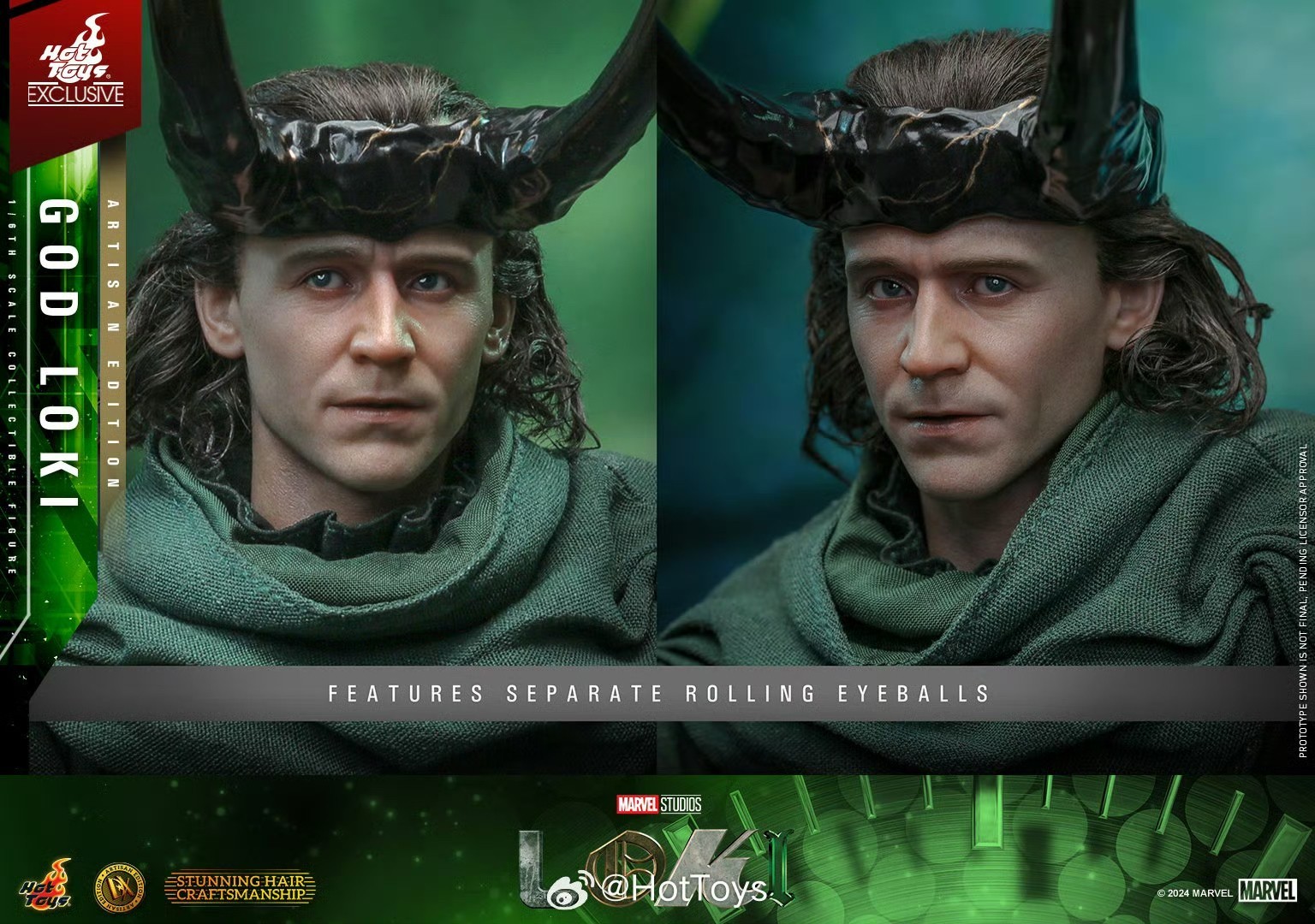 Ready! New Hot Toys DX41AE Loki - God Loki Artisan Edition 1/6 Action Figure