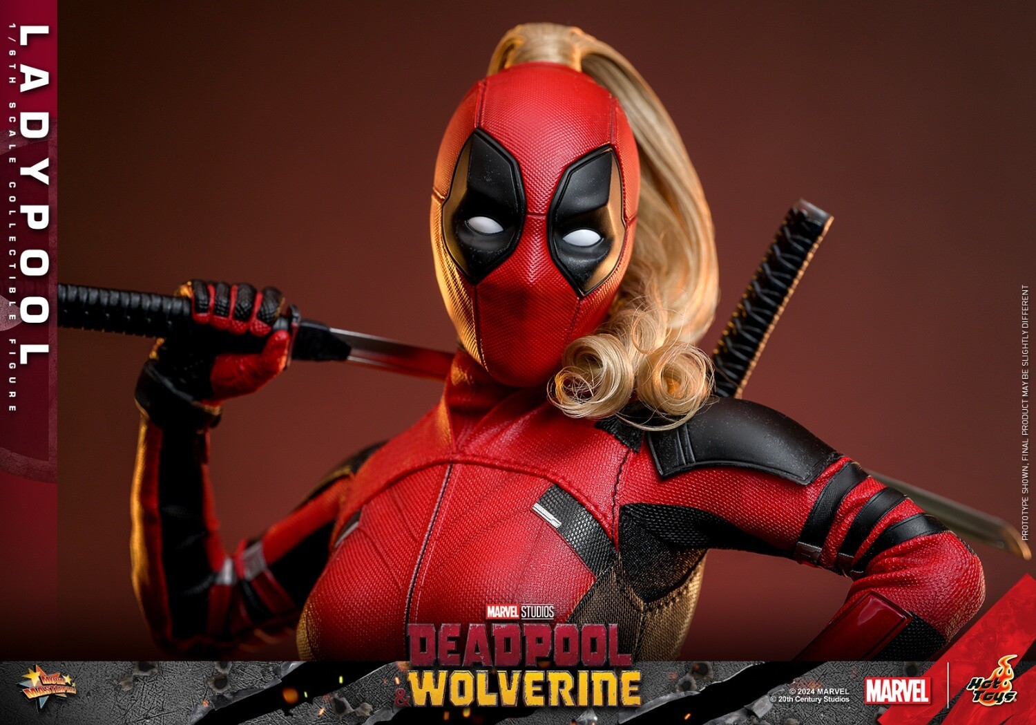 Ready! New Hot Toys MMS747 Deadpool &amp; Wolverine 1/6 Ladypool Action Figure Model