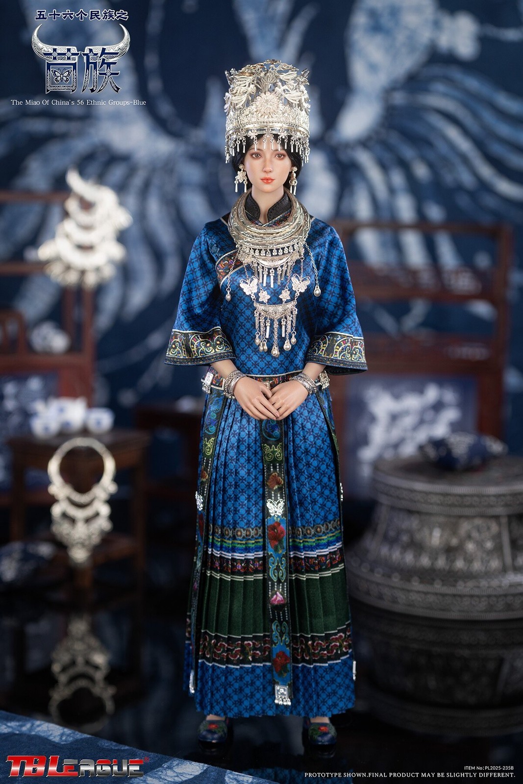 In Stock New TBLeague PL2025-235 Miao Ethnic Group Nationality 1/6 Figure