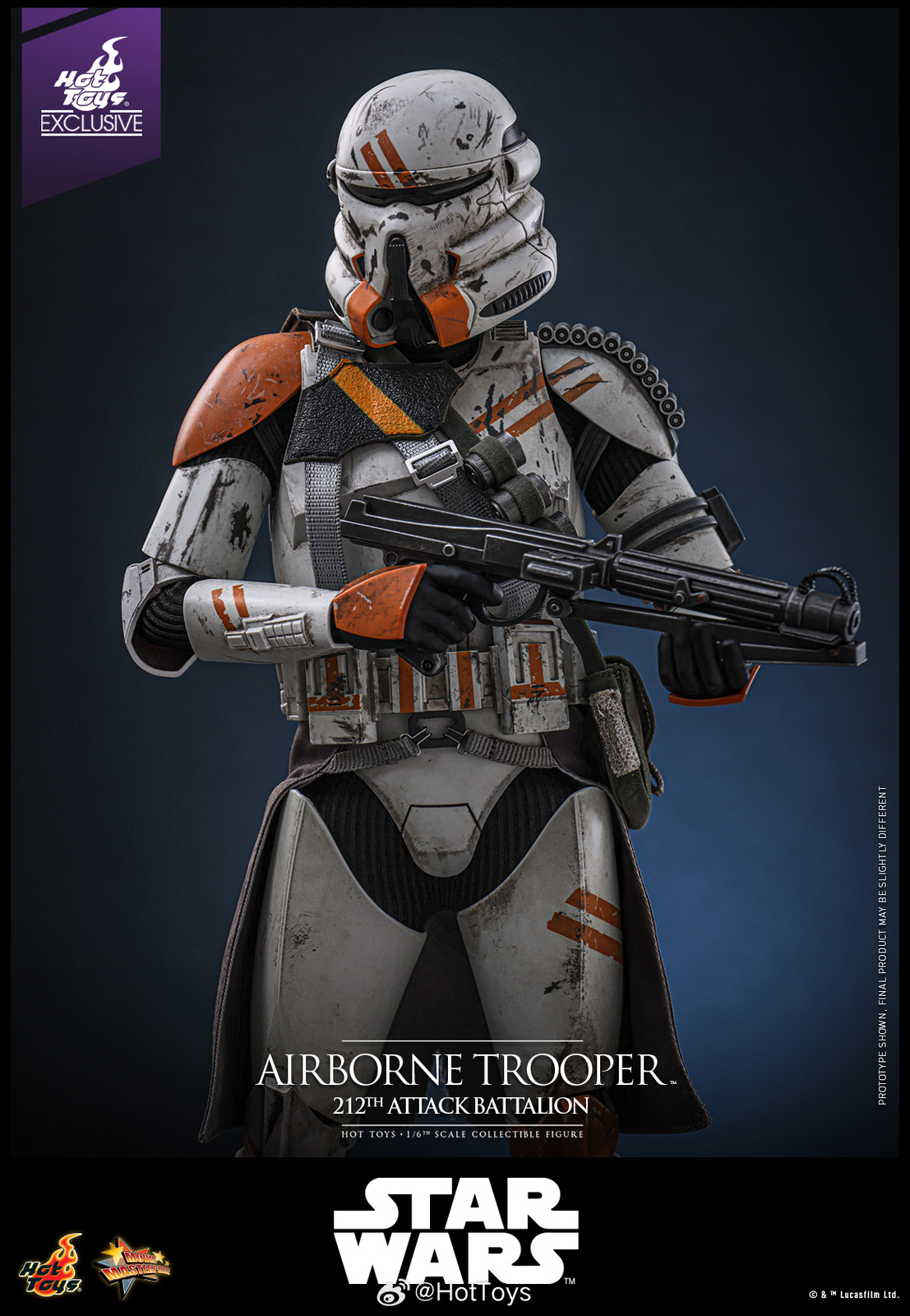 Ready! New Hot Toys MMS794 Star Wars AIRBORNE TROOPER 212th ATTACK BATTALION
