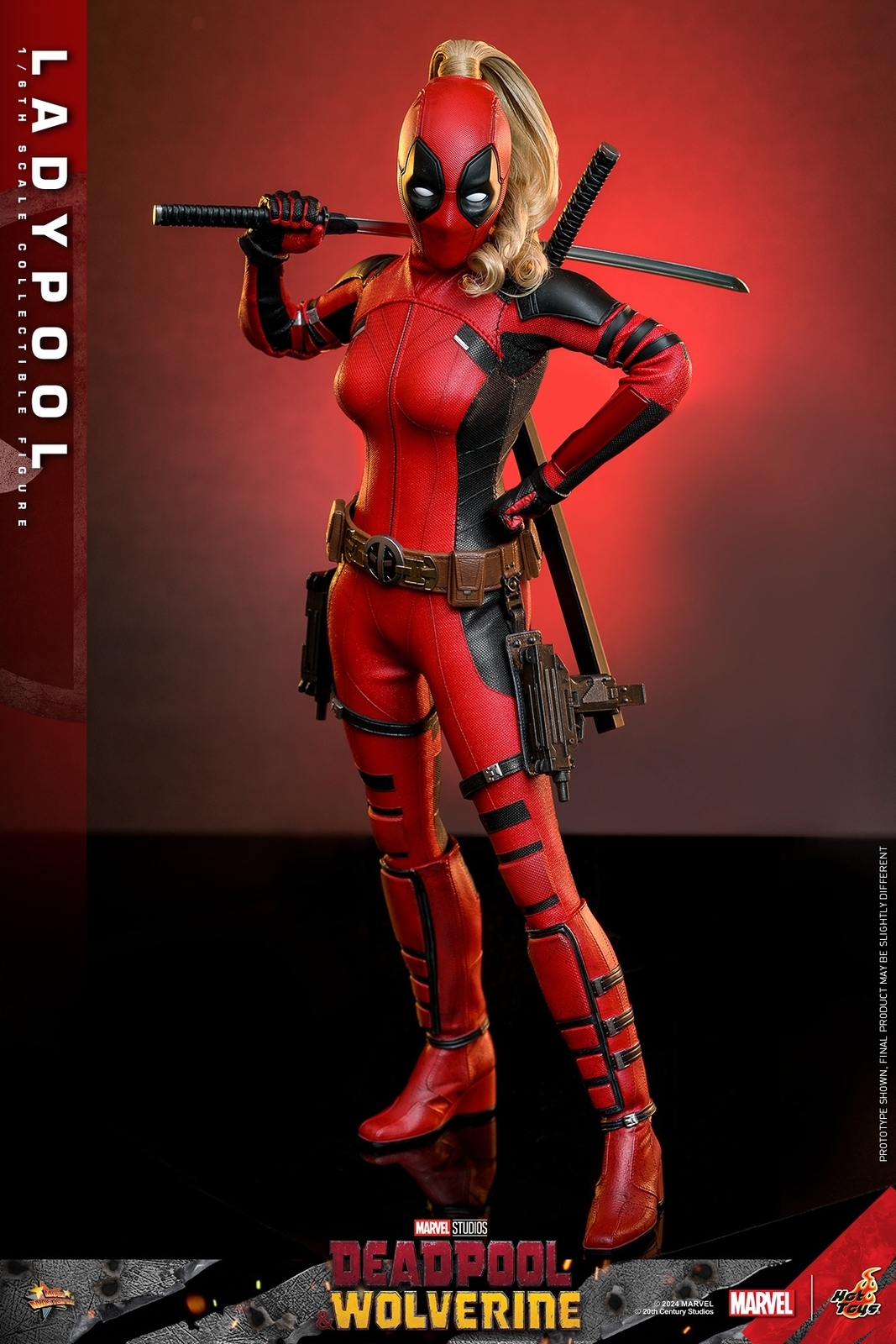 Ready! New Hot Toys MMS747 Deadpool &amp; Wolverine 1/6 Ladypool Action Figure Model