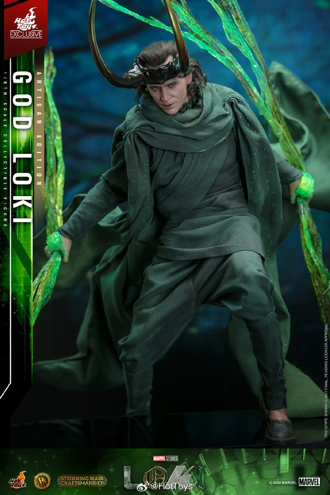 Ready! New Hot Toys DX41AE Loki - God Loki Artisan Edition 1/6 Action Figure