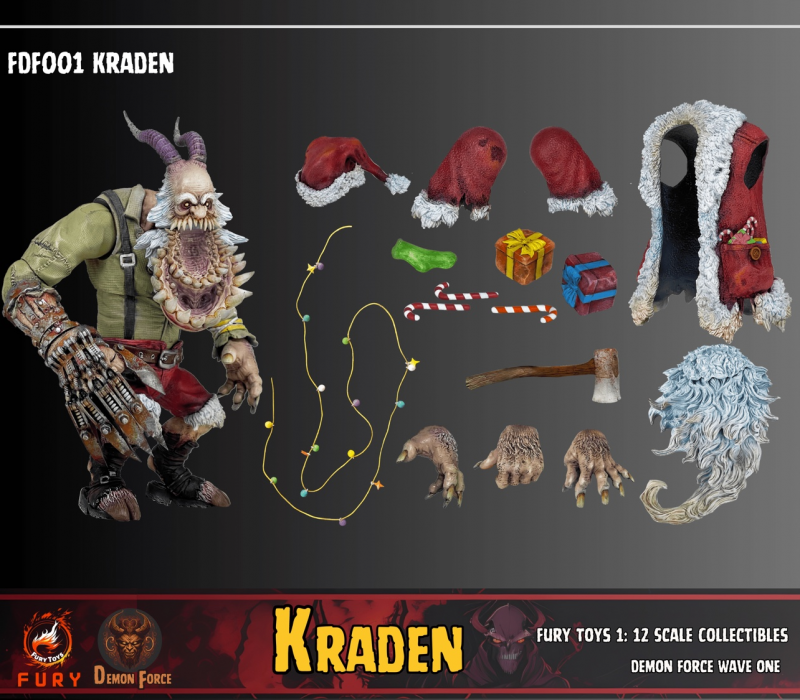 Fury Toys Demon Force FDF001 Kraden 1/12 Scale Action Figure Gift In Stock