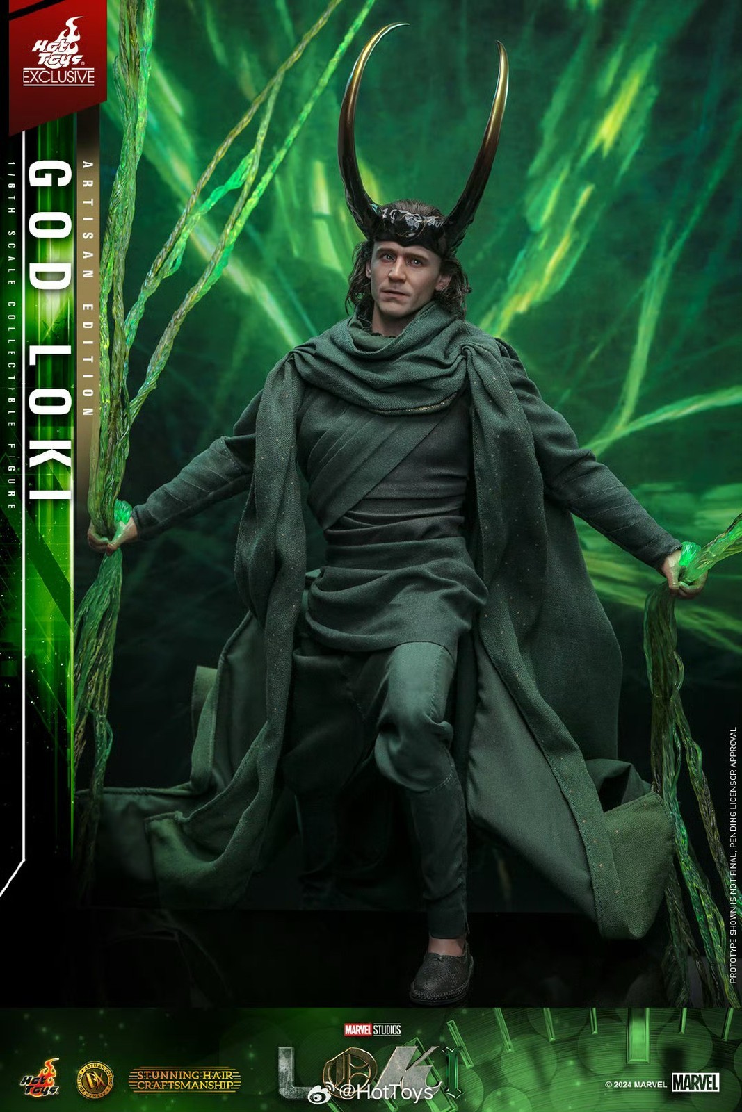 Ready! New Hot Toys DX41AE Loki - God Loki Artisan Edition 1/6 Action Figure