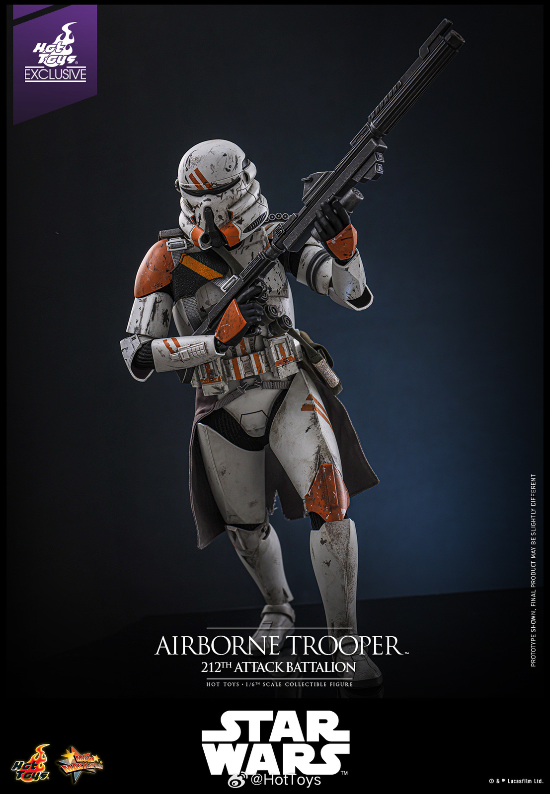 Ready! New Hot Toys MMS794 Star Wars AIRBORNE TROOPER 212th ATTACK BATTALION