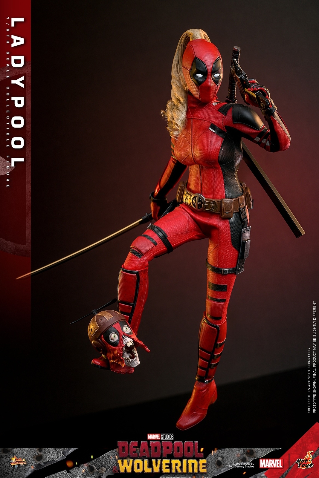 Ready! New Hot Toys MMS747 Deadpool &amp; Wolverine 1/6 Ladypool Action Figure Model