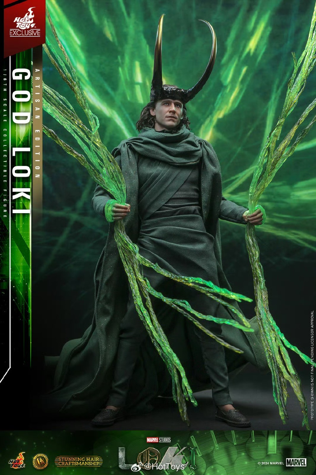 Ready! New Hot Toys DX41AE Loki - God Loki Artisan Edition 1/6 Action Figure