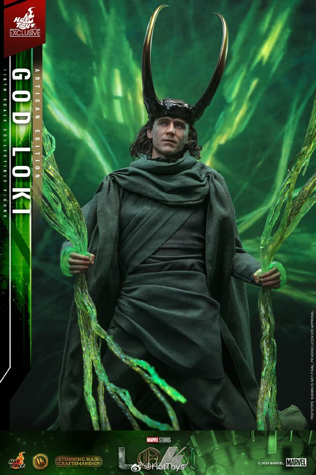 Ready! New Hot Toys DX41AE Loki - God Loki Artisan Edition 1/6 Action Figure