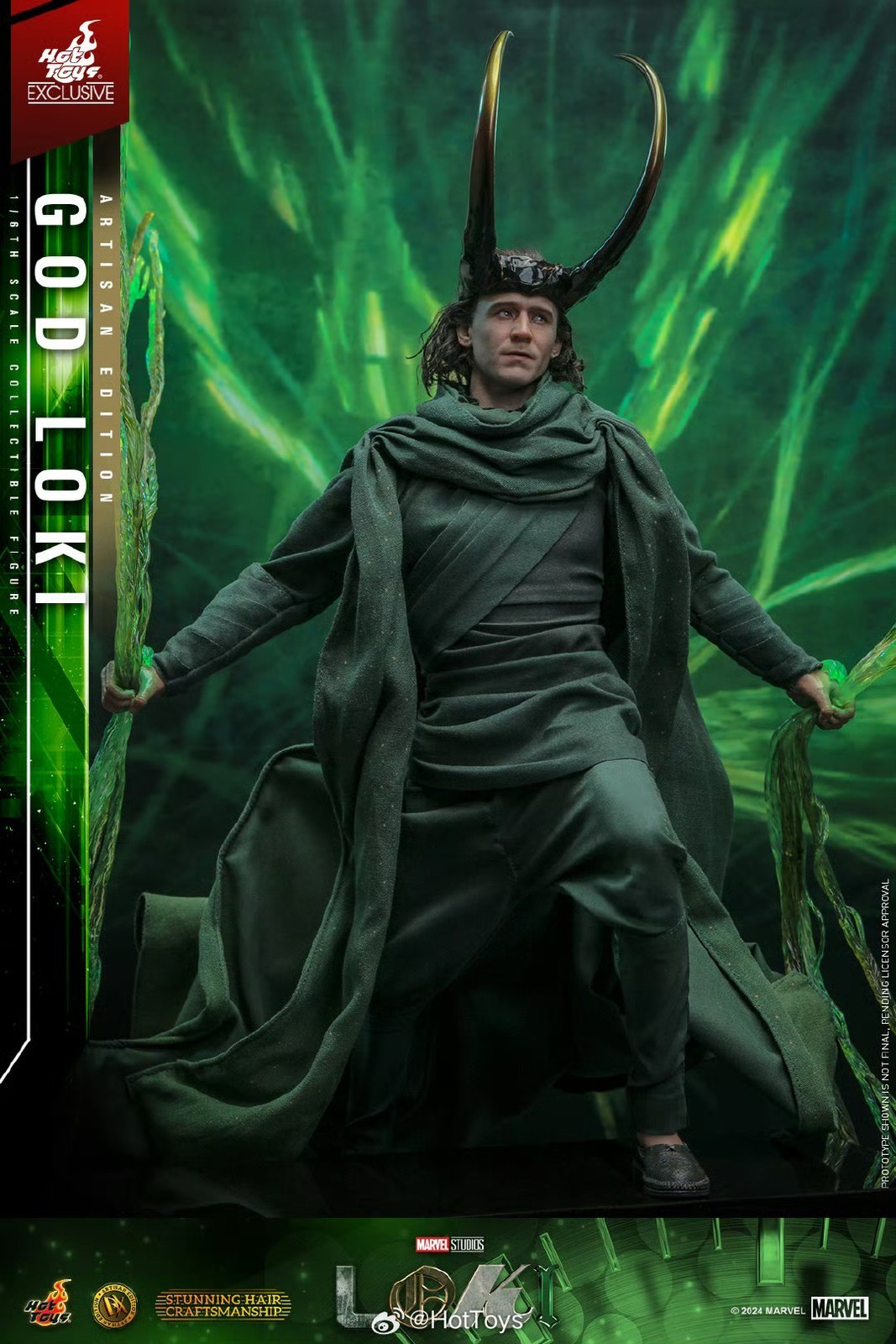 Ready! New Hot Toys DX41AE Loki - God Loki Artisan Edition 1/6 Action Figure